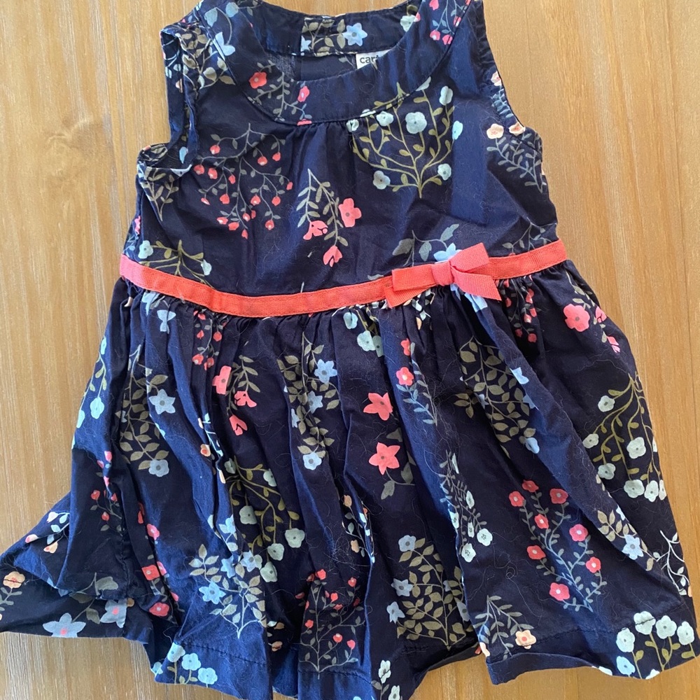🧡 5/$20 Carter’s Floral Boho Dress 3 month Hippie